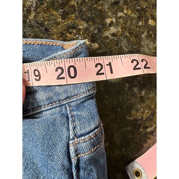 Nicole Miller NY Women's Distressed Ankle Jeans Size 22 Blue Slim Fit - Picture 16 of 16